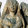 MarlishausenRelief 15. Jh., Detail vor der Konservierung
