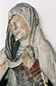 Dannheim, Kirche, Skulptur - Pieta 15. Jh. Gesicht
